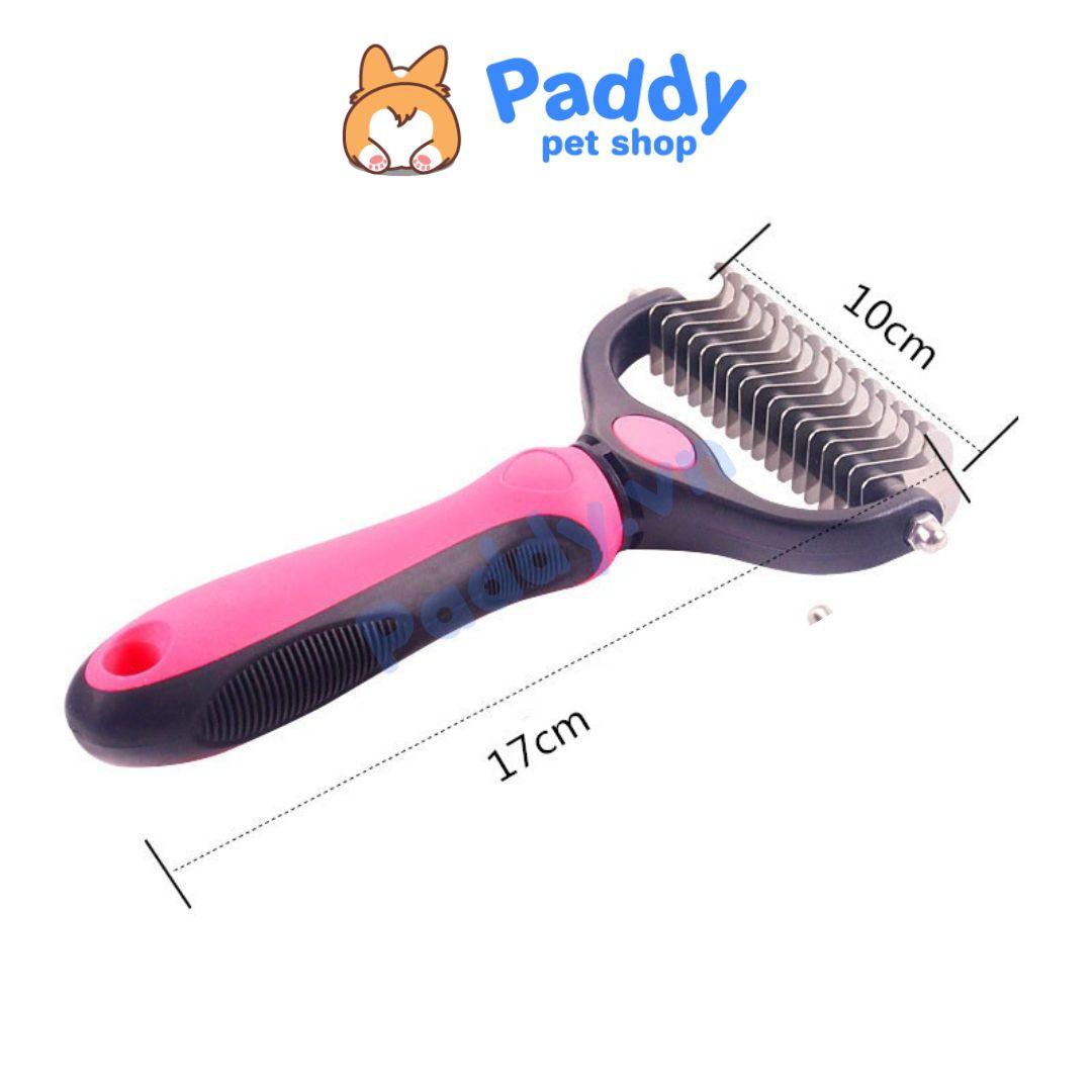 Lược Gỡ Rối Lông Chó Mèo 17cm - Paddy Pet Shop