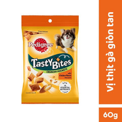 Snack Cho Chó Bánh Thưởng Giòn Tan Pedigree Tasty Bites 60g - Paddy Pet Shop