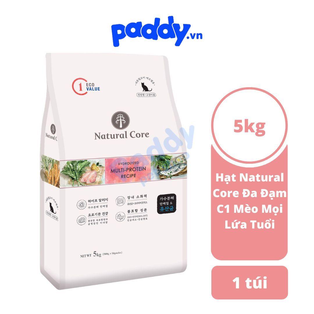 Thức Ăn Hạt Cho Mèo Mọi Lứa Tuổi Đa Đạm Natural Core ECO C1 - Paddy Pet Shop