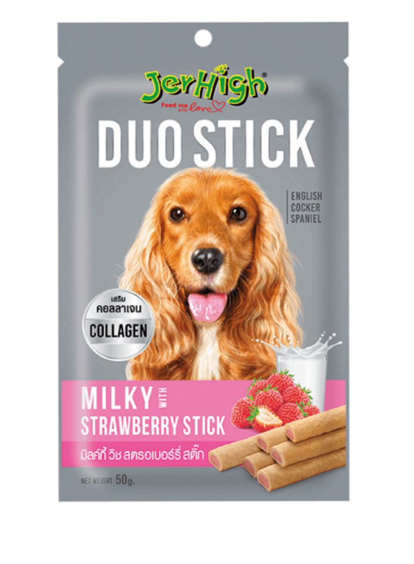 Snack Thưởng cho Chó JERHIGH DUO Stick 50g - Paddy Pet Shop