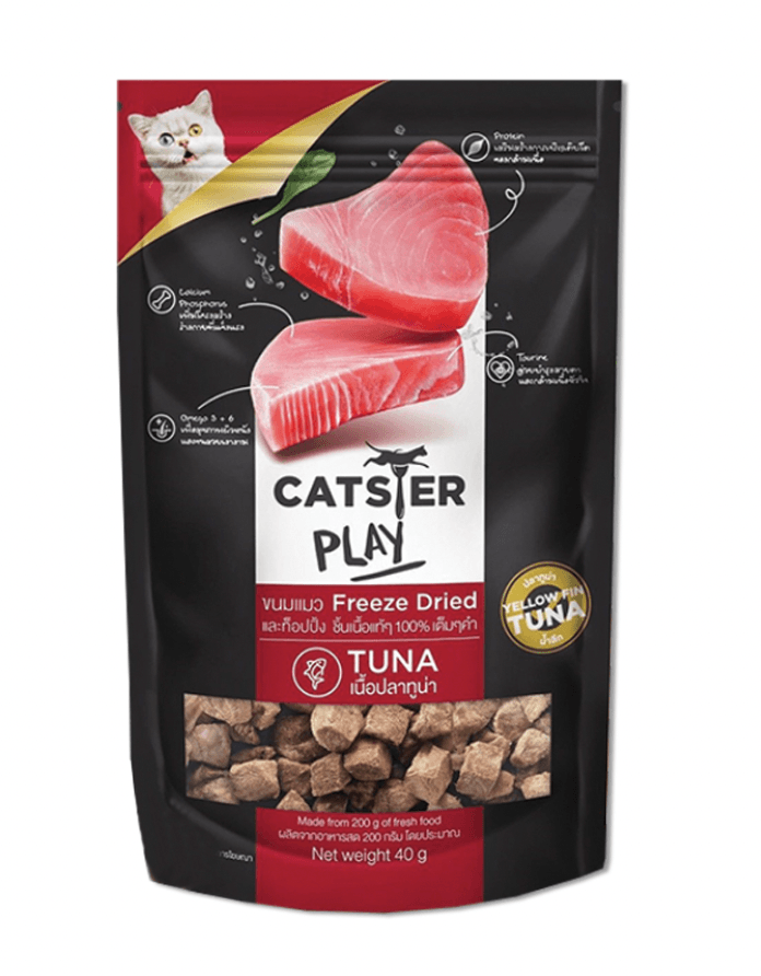 Snack Mèo Thịt Sấy Khô Catster Play (Thái Lan) - Paddy Pet Shop