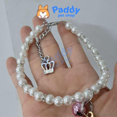 Vòng Cổ Ngọc Trai Cho Chó Mèo - Paddy Pet Shop