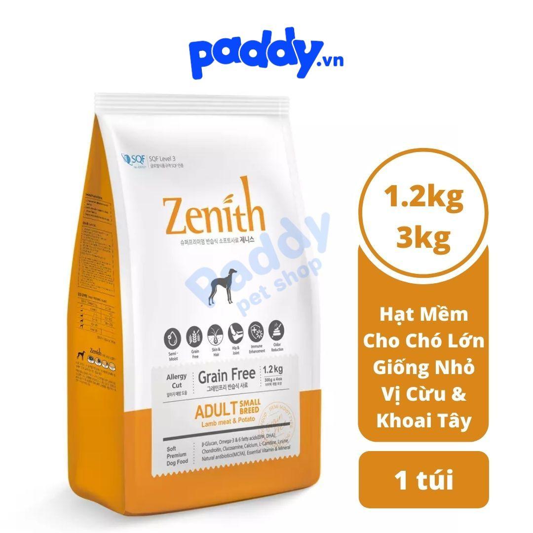 Hạt Mềm Cho Chó Trưởng Thành Zenith Adult - Paddy Pet Shop