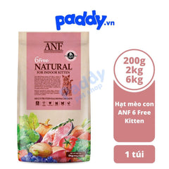 Hạt Mèo Con Kitten ANF 6Free Gà & Cá Hồi Hữu Cơ - Paddy Pet Shop