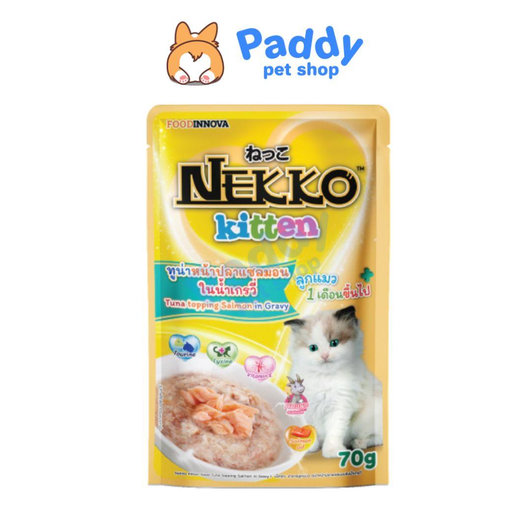 Pate Cho Mèo Con Dạng Sốt Nekko Kitten Gravy 70g - Paddy Pet Shop