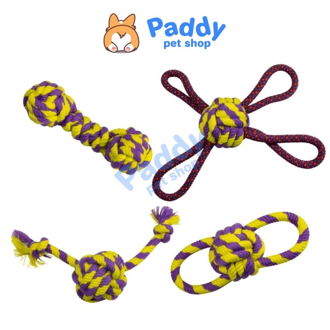Đồ Chơi Cho Chó Thừng Bện Sắc Màu TPet - Paddy Pet Shop
