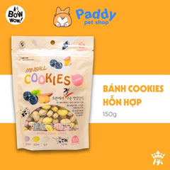 Bánh Thưởng Cho Chó Bánh Cookie Miniball BowWow 150g - Paddy Pet Shop