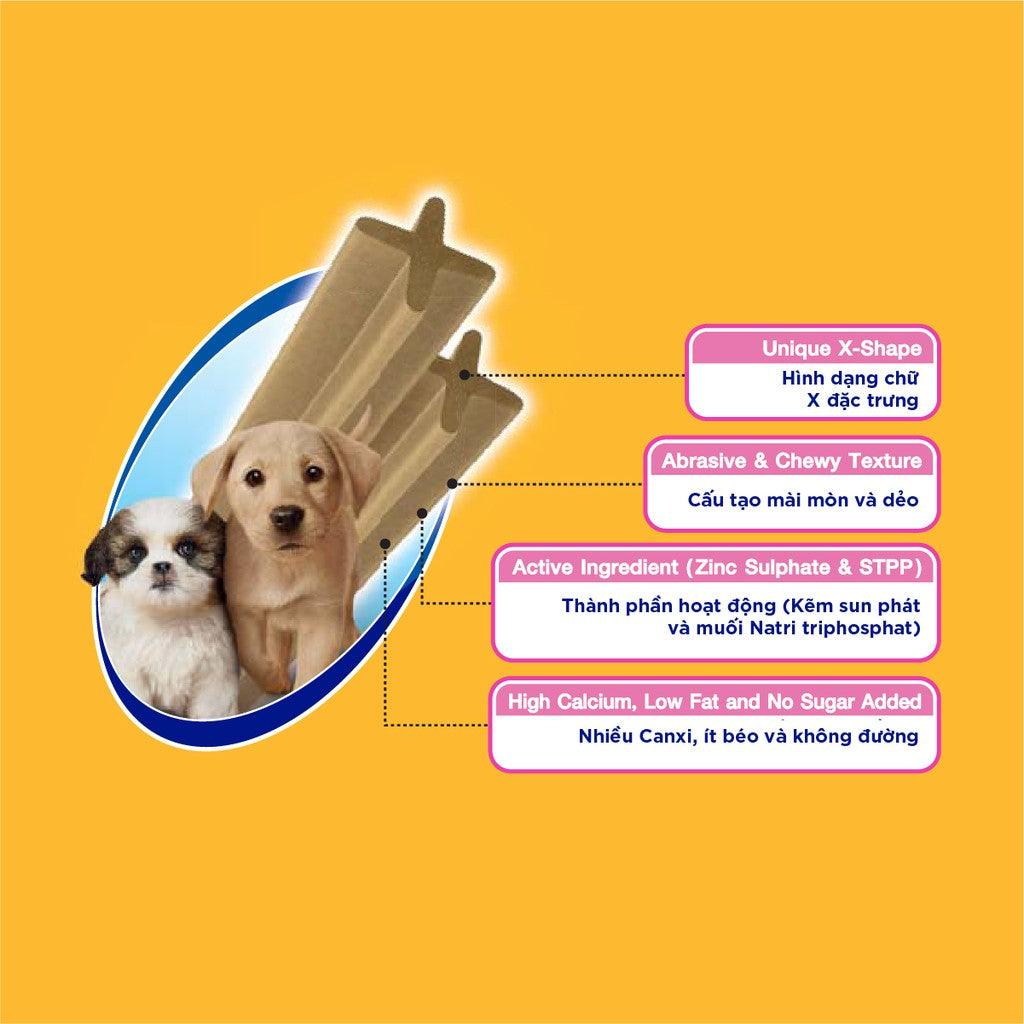 Bánh Xương Cho Chó Con Sạch Răng Pedigree Dentastix PUPPY 56g - Paddy Pet Shop