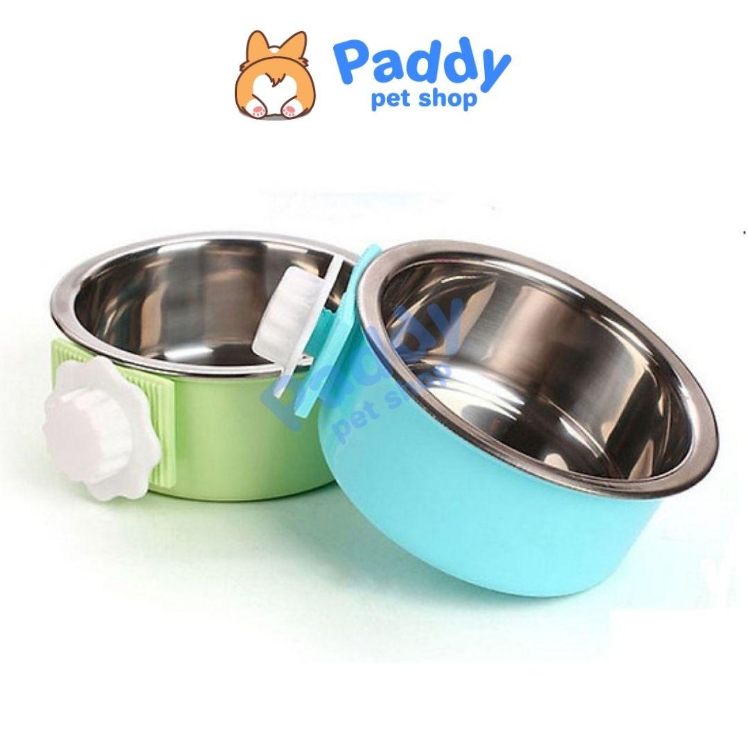 Bát Inox Treo Chuồng Cao Cấp Cho Chó Mèo - Paddy Pet Shop