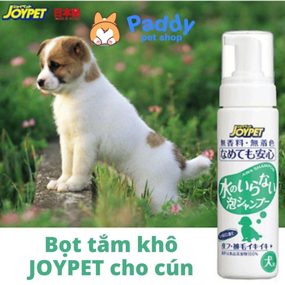 Bọt Tắm Khô Dịu Nhẹ Cho Chó JoyPet Dog 200ml - Paddy Pet Shop