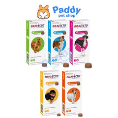 Bravecto Viêm Da Ghẻ Demodex Trị Nấm Cho Chó - Paddy Pet Shop