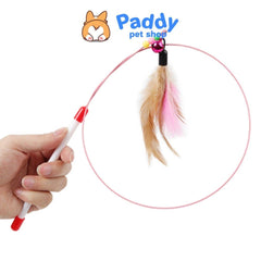 Cần Câu Mèo Đính Chuông Lông Vũ - Paddy Pet Shop