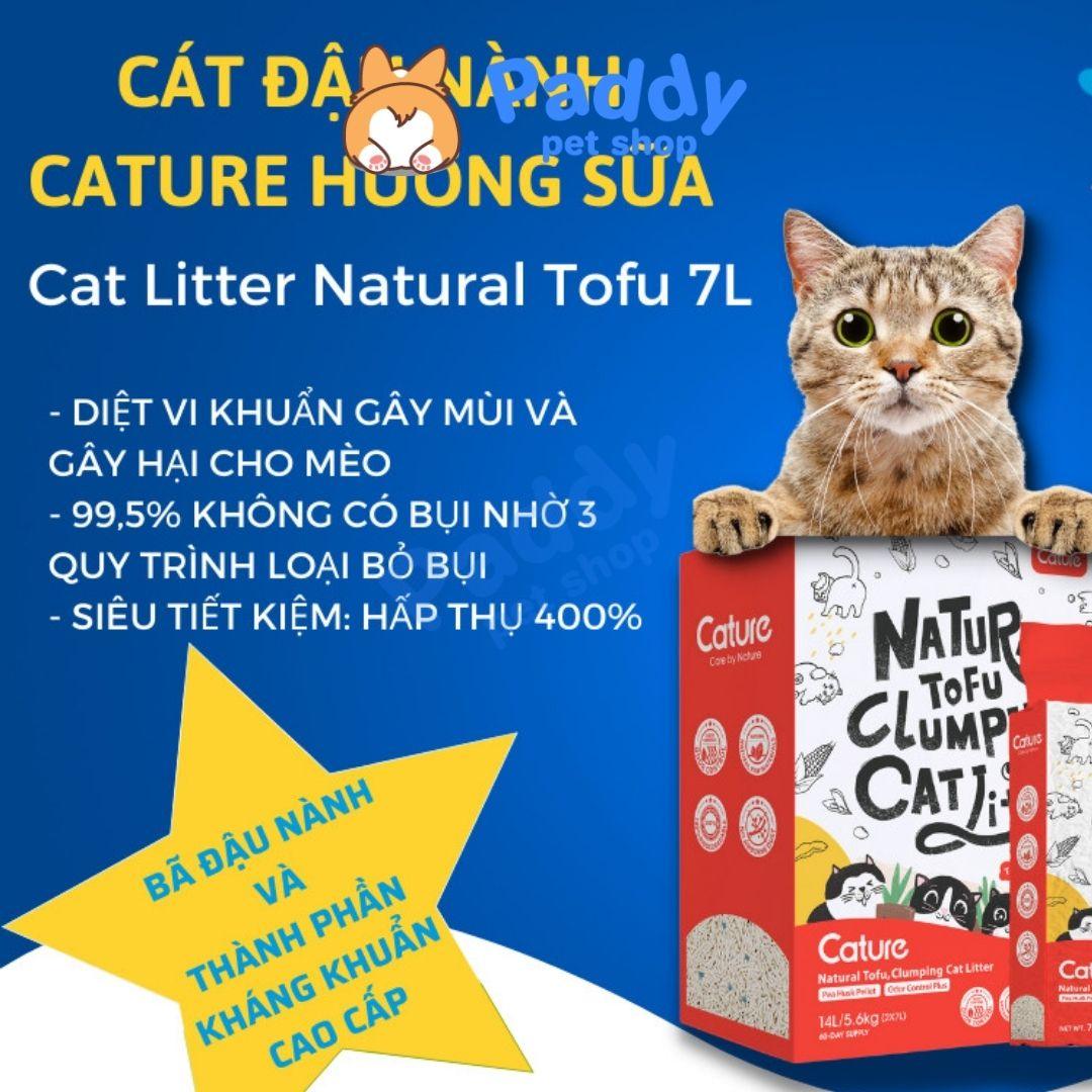 Cát Đậu Nành Cho Mèo Cature Tofu - Paddy Pet Shop