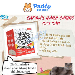 Cát Đậu Nành Cho Mèo Cature Tofu - Paddy Pet Shop