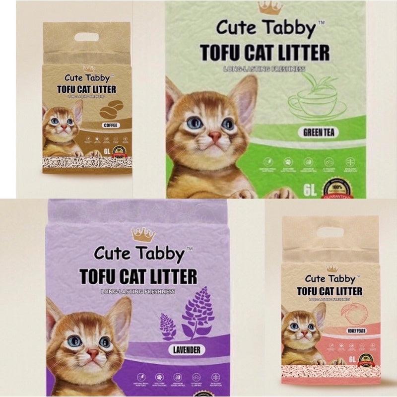 Cát Vệ Sinh Mèo Đậu Nành Tabby Tofu Siêu Hút Mùi & Tiết Kiệm (6L) - Paddy Pet Shop