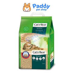 Cát Gỗ Cho Mèo Cat's Best SENSITIVE Vón Cục Siêu Thấm Hút & Kháng Khuẩn - Paddy Pet Shop