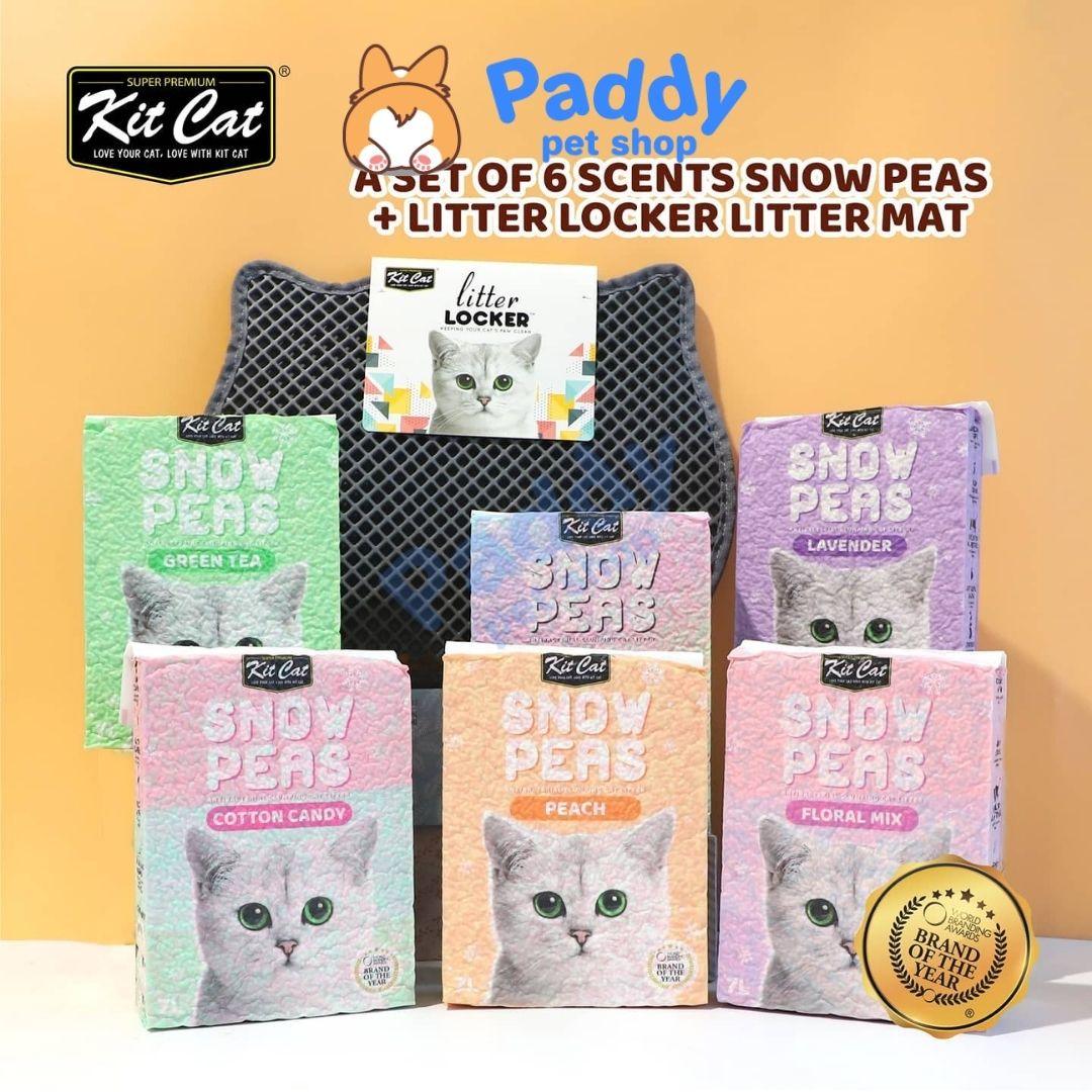 Cát Vệ Sinh Đậu Tuyết Kit Cat Snow Peas Cho Mèo (7L) - Paddy Pet Shop