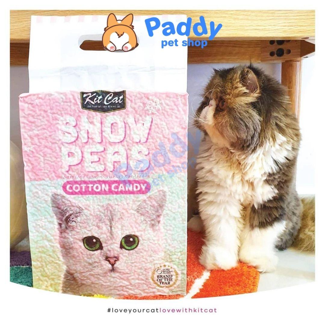 Cát Vệ Sinh Đậu Tuyết Kit Cat Snow Peas Cho Mèo (7L) - Paddy Pet Shop