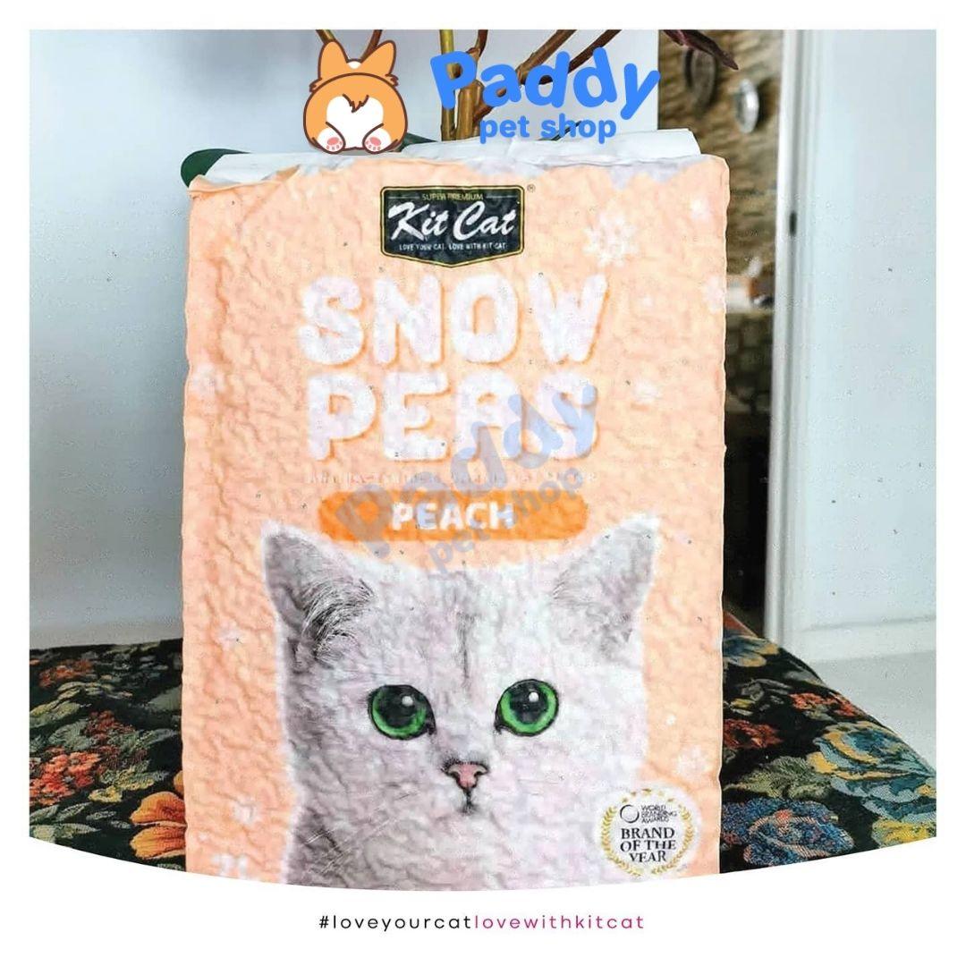 Cát Vệ Sinh Đậu Tuyết Kit Cat Snow Peas Cho Mèo (7L) - Paddy Pet Shop