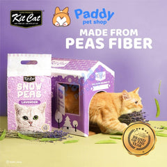 Cát Vệ Sinh Đậu Tuyết Kit Cat Snow Peas Cho Mèo (7L) - Paddy Pet Shop