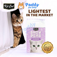 Cát Vệ Sinh Đậu Tuyết Kit Cat Snow Peas Cho Mèo (7L) - Paddy Pet Shop