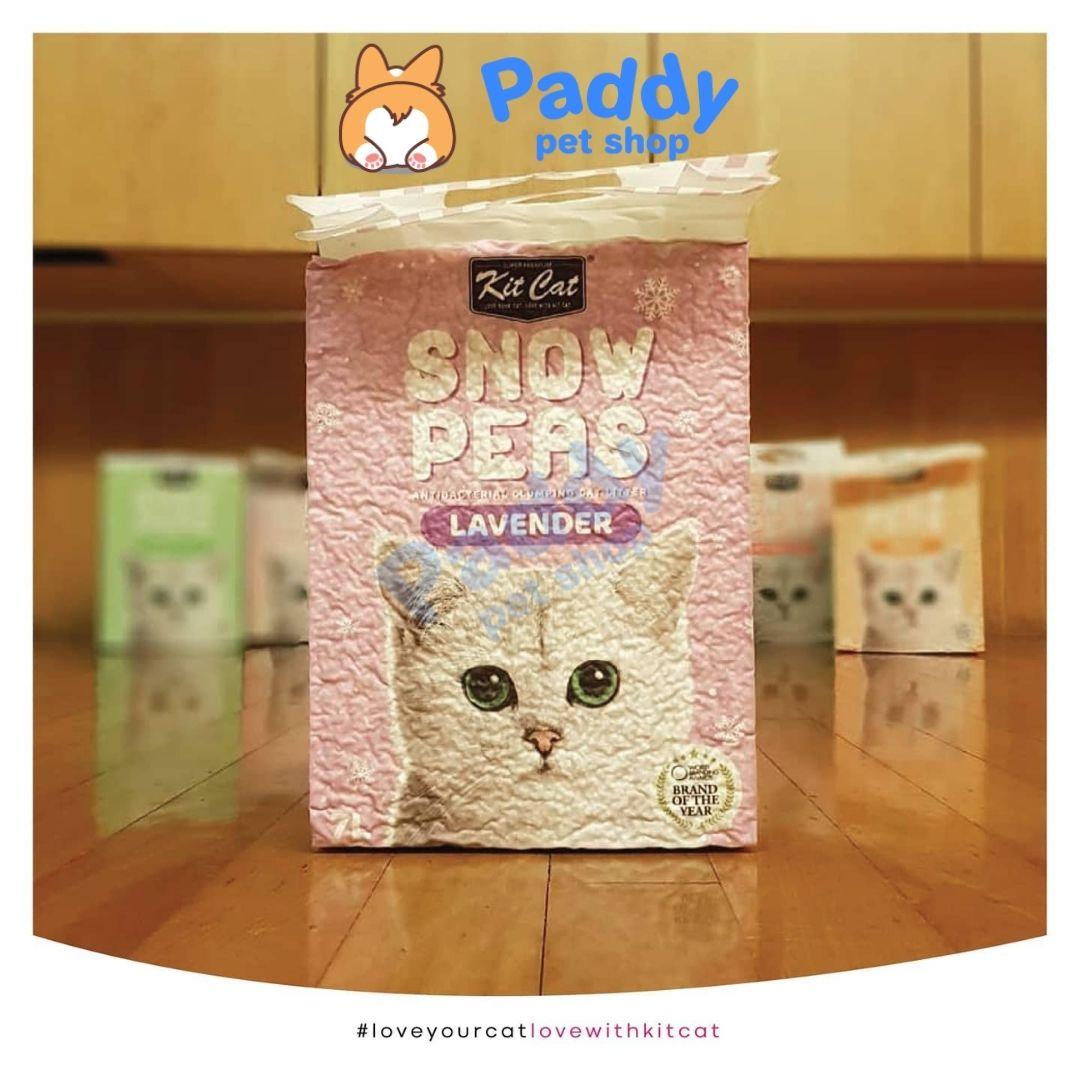 Cát Vệ Sinh Đậu Tuyết Kit Cat Snow Peas Cho Mèo (7L) - Paddy Pet Shop