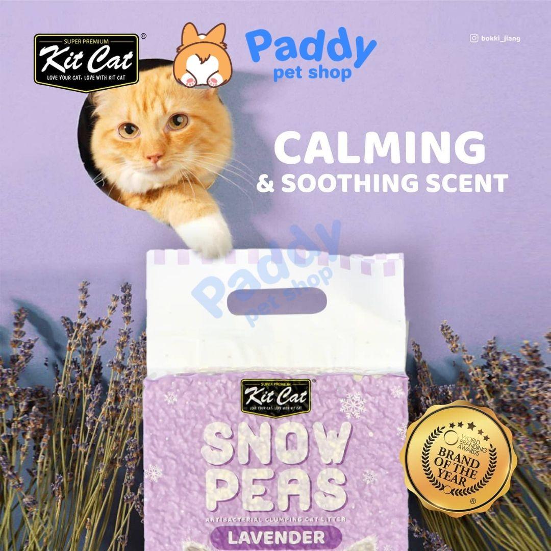 Cát Vệ Sinh Đậu Tuyết Kit Cat Snow Peas Cho Mèo (7L) - Paddy Pet Shop