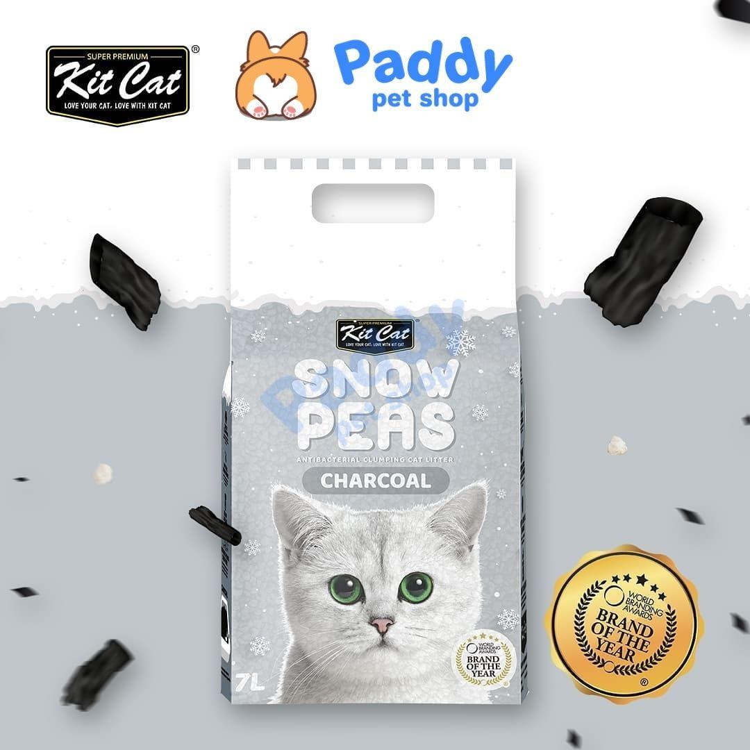 Cát Vệ Sinh Đậu Tuyết Kit Cat Snow Peas Cho Mèo (7L) - Paddy Pet Shop