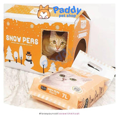 Cát Vệ Sinh Đậu Tuyết Kit Cat Snow Peas Cho Mèo (7L) - Paddy Pet Shop