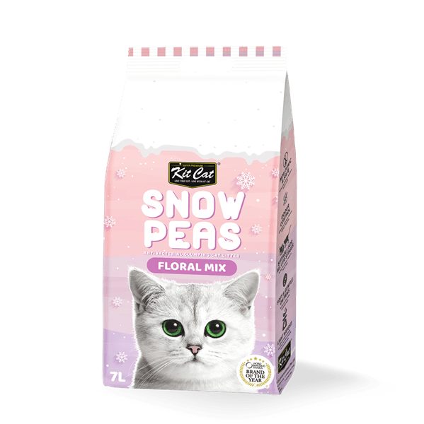 Cát Vệ Sinh Đậu Tuyết Kit Cat Snow Peas Cho Mèo (7L) - Paddy Pet Shop