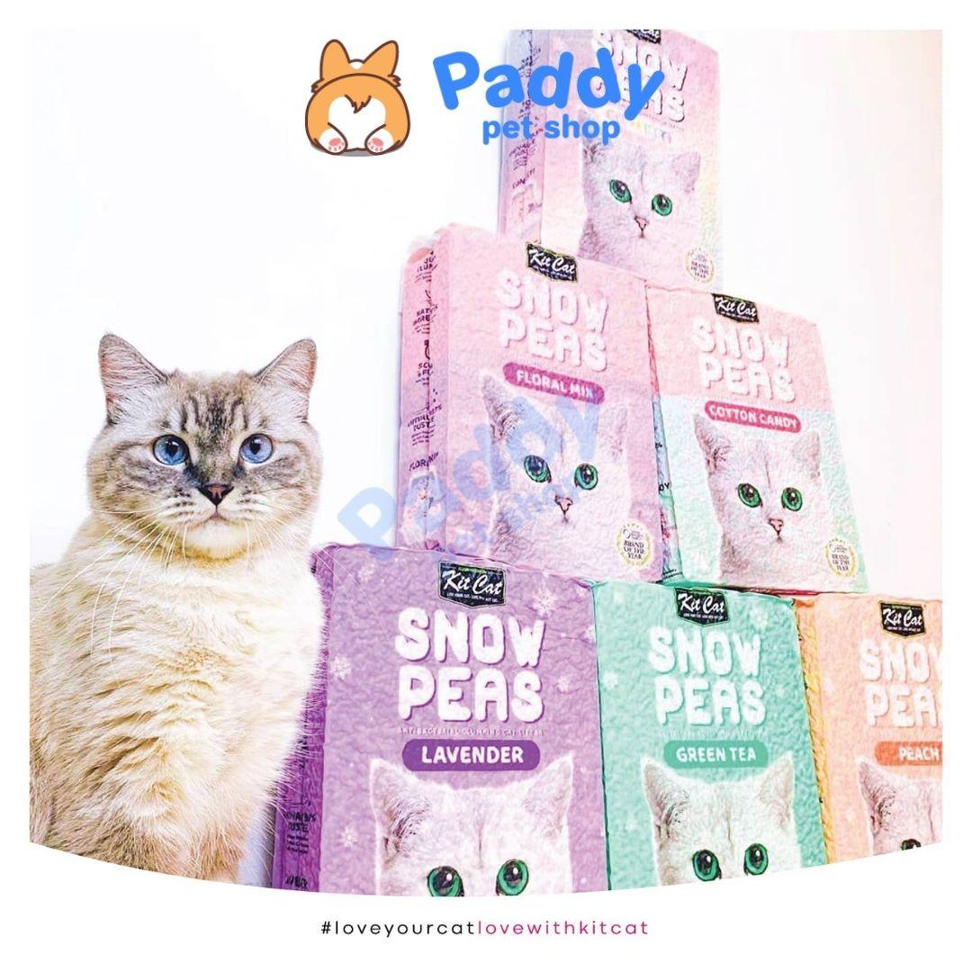 Cát Vệ Sinh Đậu Tuyết Kit Cat Snow Peas Cho Mèo (7L) - Paddy Pet Shop