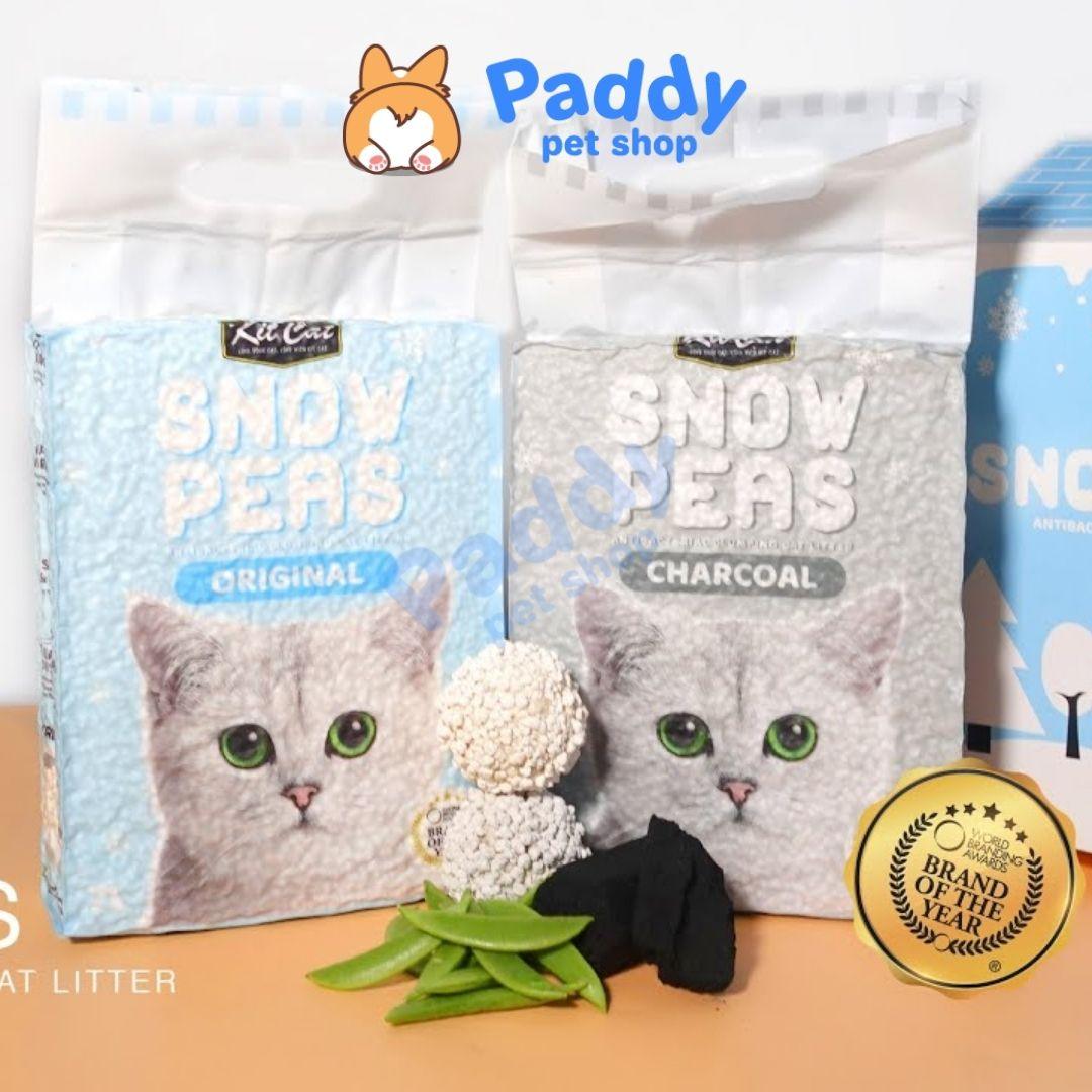 Cát Vệ Sinh Đậu Tuyết Kit Cat Snow Peas Cho Mèo (7L) - Paddy Pet Shop