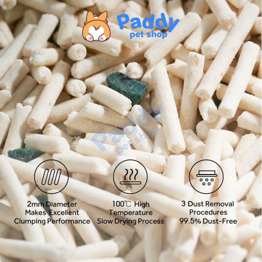 Cát Mèo Đất Sét Mix Đậu Nành Cature Bentonite 2.8kg (7L) - Paddy Pet Shop