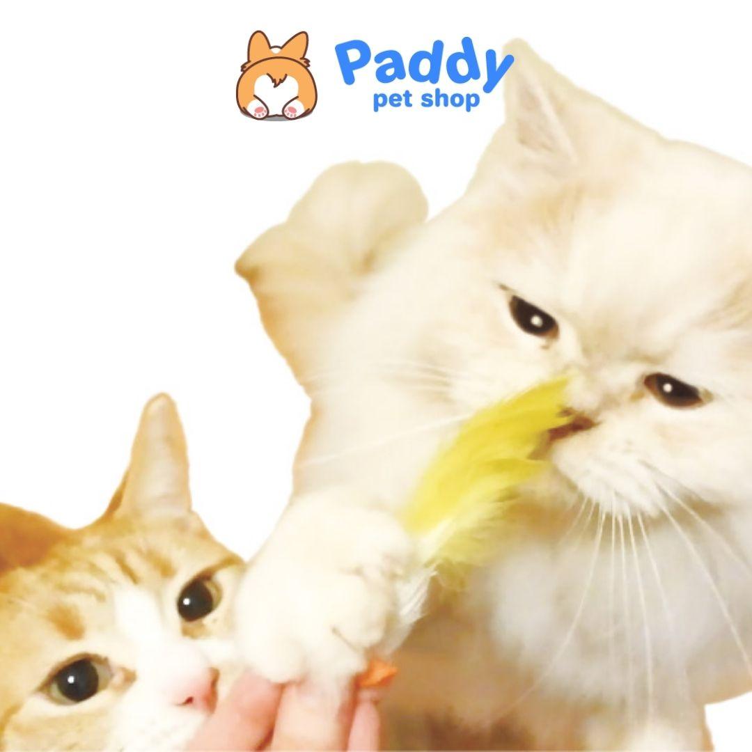 Chuột Lông Gà CattyMan Đồ Chơi Cho Mèo - Paddy Pet Shop