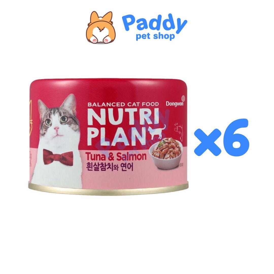 [Combo 6 Lon] Pate Mèo Nutri Plan Cá Ngừ Mix (Lon 160g) - Paddy Pet Shop