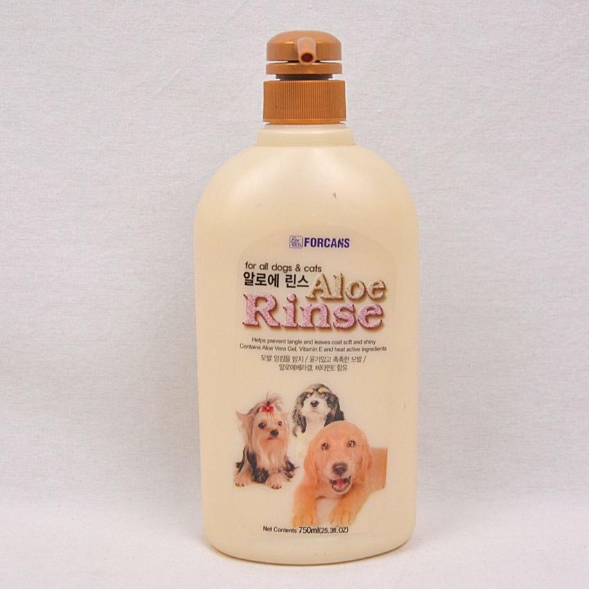 Dầu Xả Nha Đam Mềm Mượt Lông Chó Mèo Forcans Aloe Rinse 750ml - Paddy Pet Shop