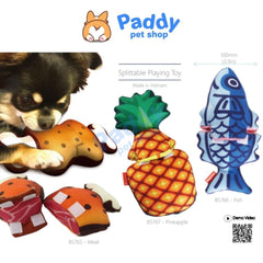 Đồ Chơi Nhồi Bông In 3D DoggyMan Cho Chó Mèo - Paddy Pet Shop