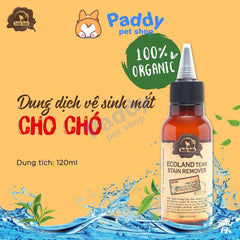 Dung Dịch Tẩy Ố Mắt Cho Chó Budle Stain Remover 120ml - Paddy Pet Shop