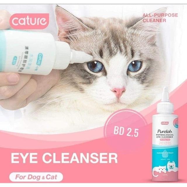 Dung Dịch Vệ Sinh Mắt Chó Mèo Cature Purelab (120ml) - Paddy Pet Shop