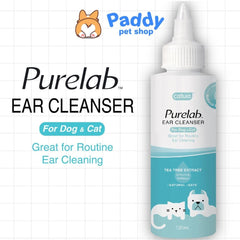 Dung Dịch Vệ Sinh Tai Chó Mèo Cature Purelab (120ml) - Paddy Pet Shop