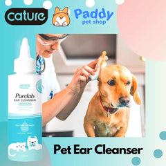 Dung Dịch Vệ Sinh Tai Chó Mèo Cature Purelab (120ml) - Paddy Pet Shop