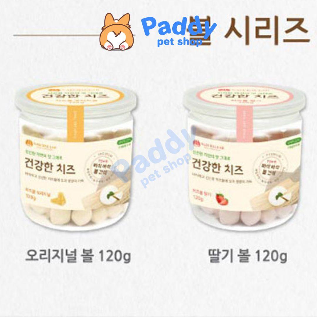 Snack Cho Chó Phô Mai Viên Natural Lab Hộp 120g - Paddy Pet Shop