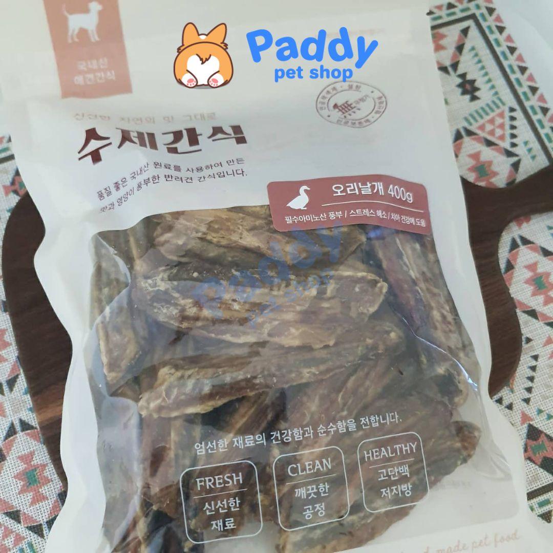 Snack Cho Chó Cổ & Cánh Vịt Sấy Gooday 400g - Paddy Pet Shop