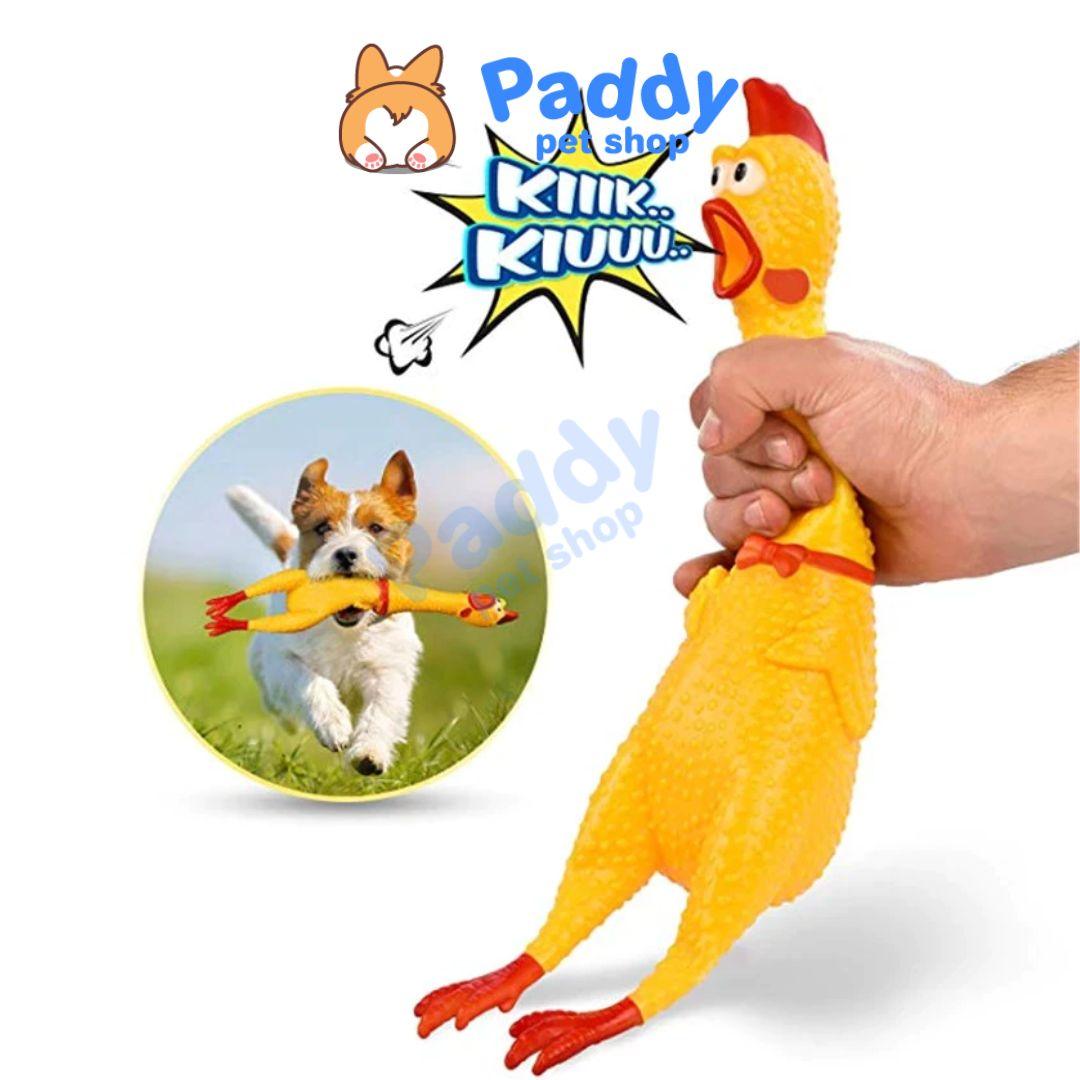 Gà Gào Thét Đồ Chơi Cao Su Cho Chó - Paddy Pet Shop