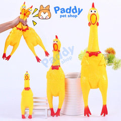 Gà Gào Thét Đồ Chơi Cao Su Cho Chó - Paddy Pet Shop