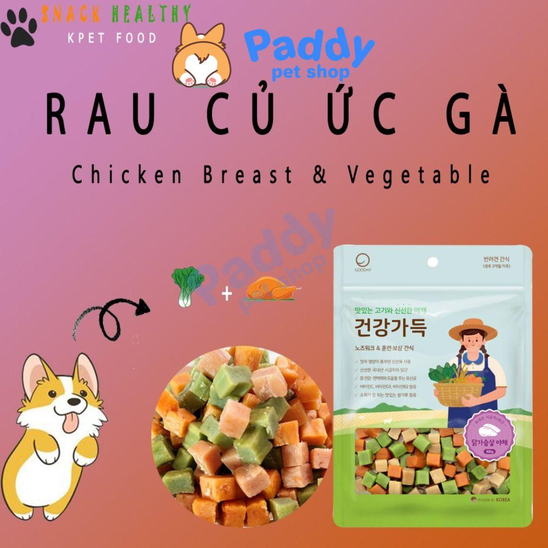 Snack Cho Chó Thịt Viên Mix Rau Củ Giàu Chất Xơ Gooday 300g - Paddy Pet Shop