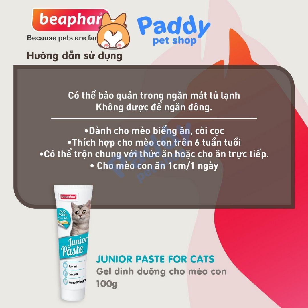 Gel Dinh Dưỡng Vitamin Beaphar Cat Cho Mèo 100g (Hà Lan) - Paddy Pet Shop