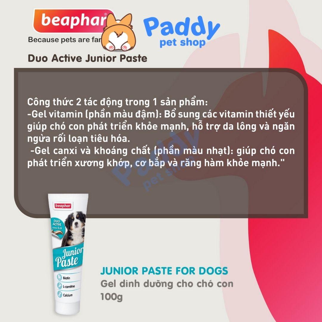 Gel Dinh Dưỡng Vitamin Beaphar Dog Cho Chó 100g (Hà Lan) - Paddy Pet Shop