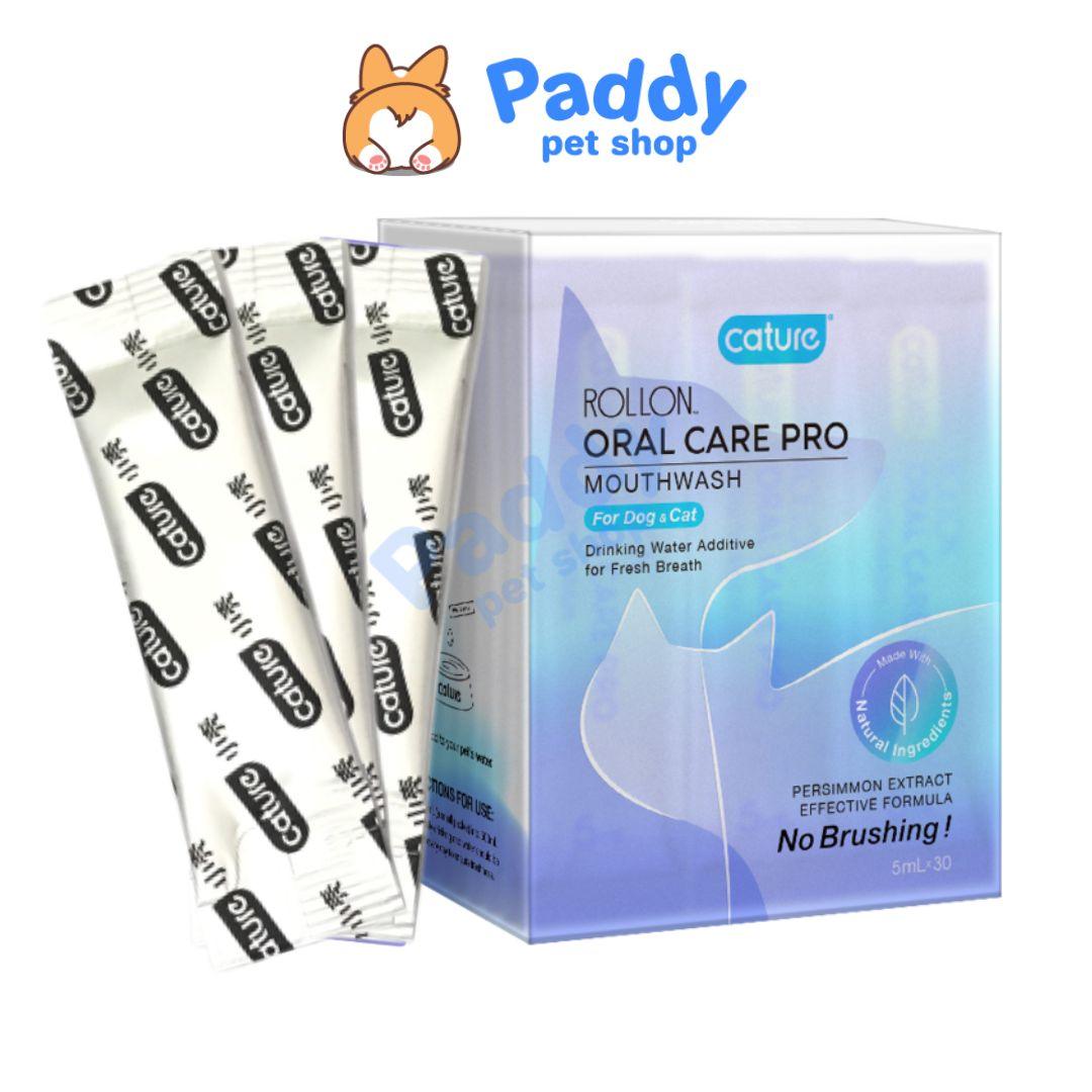 Gel Vệ Sinh Răng Miệng Chó Mèo Pha Nước Uống Cature Rollon Oral Care - Paddy Pet Shop