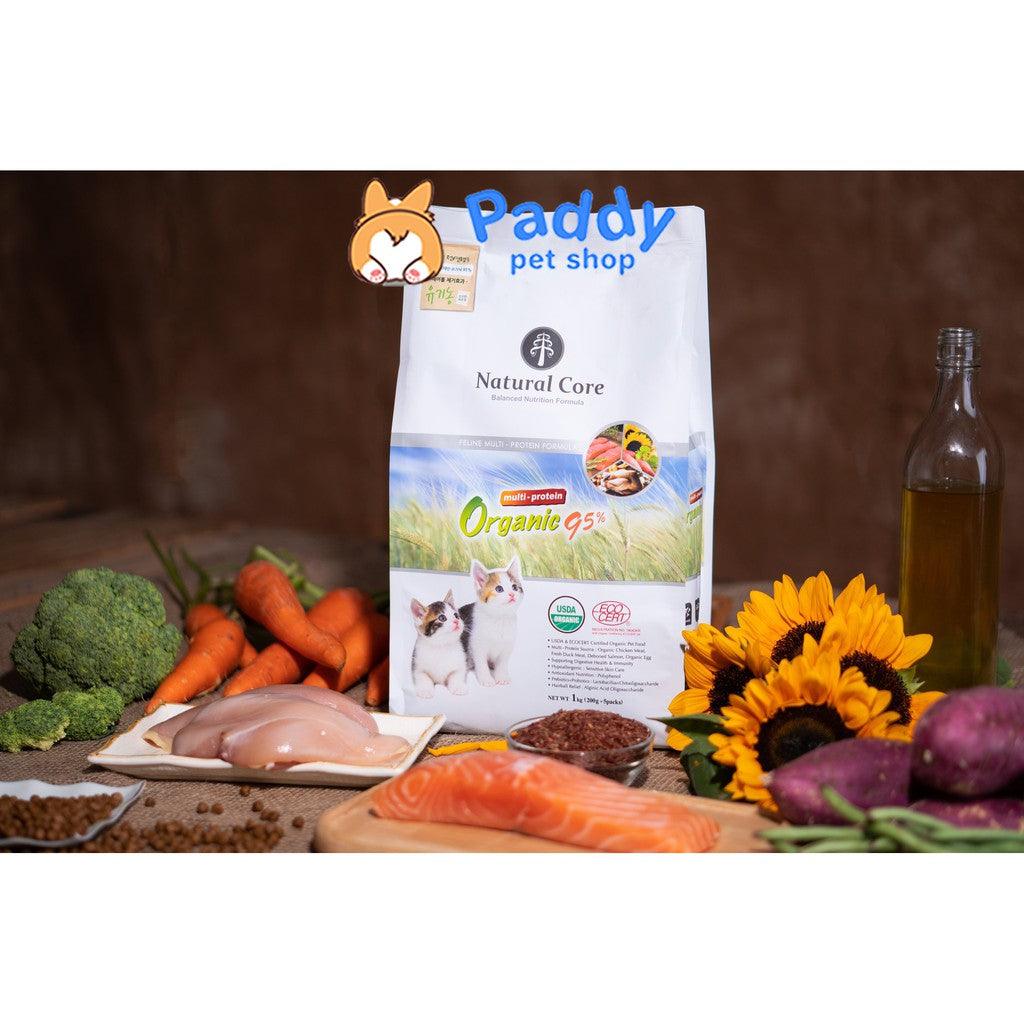 Thức Ăn Hạt Cho Mèo Mọi Lứa Tuổi Natural Core 95% Hữu Cơ 1kg - Paddy Pet Shop